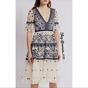 NWT Needle & Thread Lace Mini Dress US2